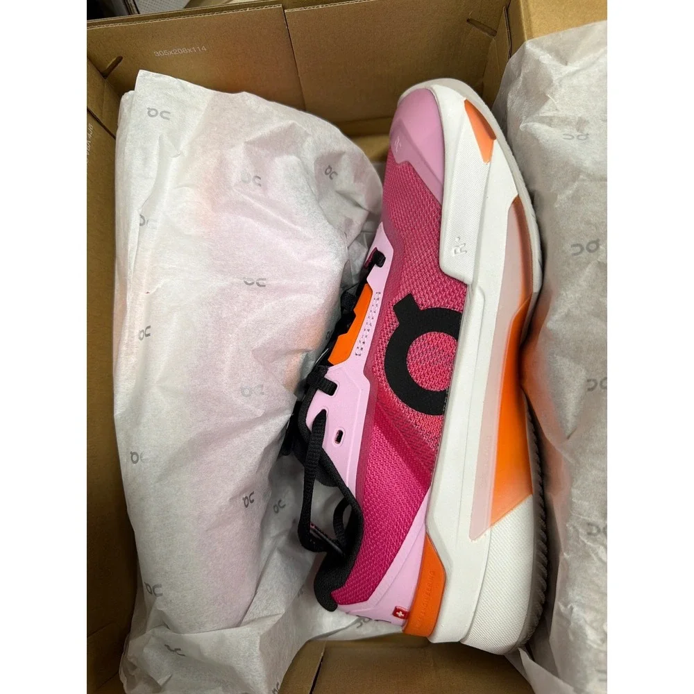 On Women's THE ROGER Pro Fire Tennis Shoes Pink Flame Size 9.5 NWB $220 ORG